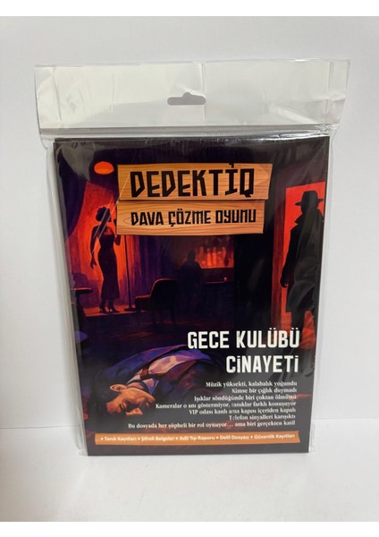 Dedektif Dava Çözme Oyunu Gece Kulübü Cinayeti