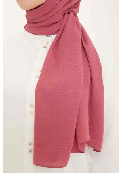 Trend Koyu Pembe Tek Renk Cazz Şal 4035 fiyatları