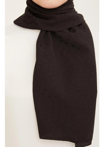 Trend J.capri Şal 4 - 1075 - Kalpli Siyah fiyatları