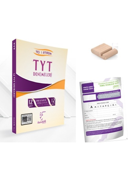 Tyt 12 Li Deneme Seti +Telefon Tutucu+Deneme