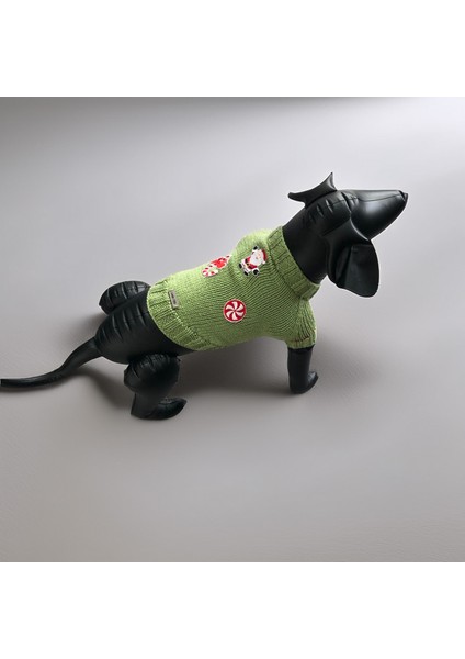 Kedi ve Köpek Için Açık Yeşil Yeni Yıl / Noel Kazağı modelleri