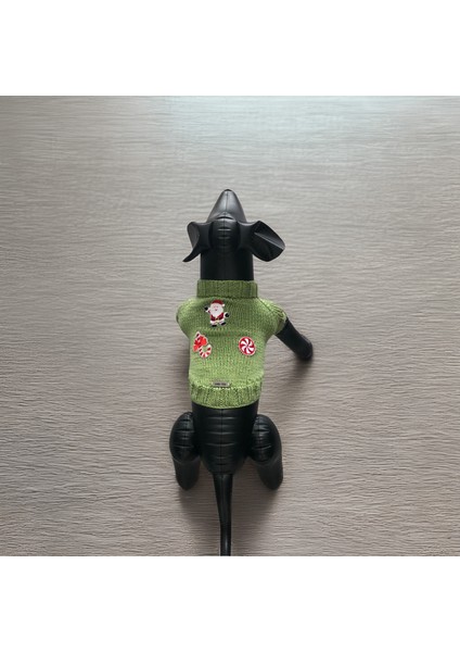 Kedi ve Köpek Için Açık Yeşil Yeni Yıl / Noel Kazağı