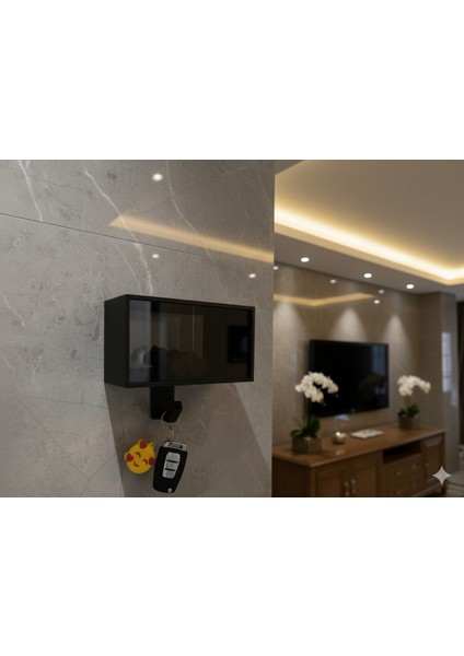 Işıklı Sonsuzluk Efektli Dekoratif Anahtarlık Askılığı / Hot Wheels Standı modelleri