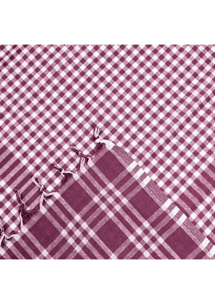 Soft Ekoseli Piknik Örtüsü - Bordo - 165X165 cm modelleri
