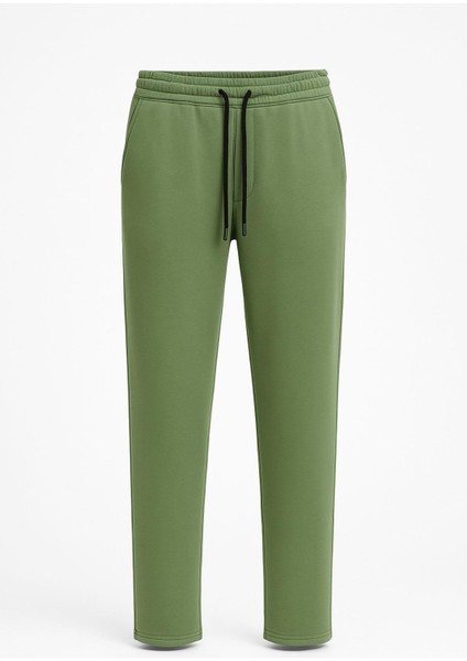 Erkek Düz Paça Rahat Kesim Premium Kumaş Eşofman Altı