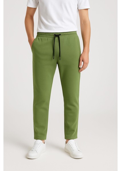 Erkek Düz Paça Rahat Kesim Premium Kumaş Eşofman Altı fiyatları