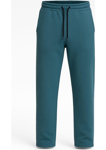 Erkek Düz Paça Rahat Kesim Premium Kumaş Eşofman Altı