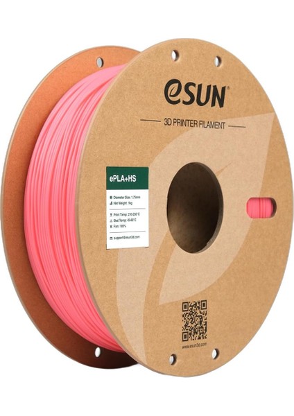 Pla-Hs Pembe Filament 1.75MM 1kg - Yüksek Hız Uyumlu Pla+