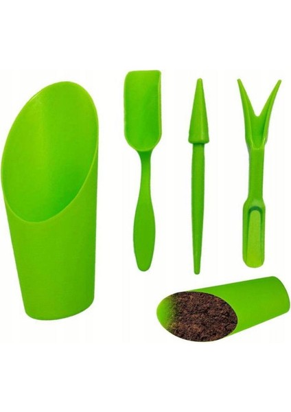 4 Parça Kaktüs Dikim Seti - Yeşil modelleri