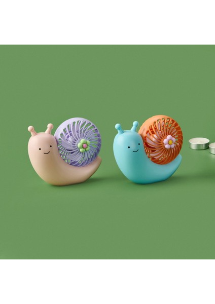 Living Salyangoz Figürlü Mini Fan - Asorti