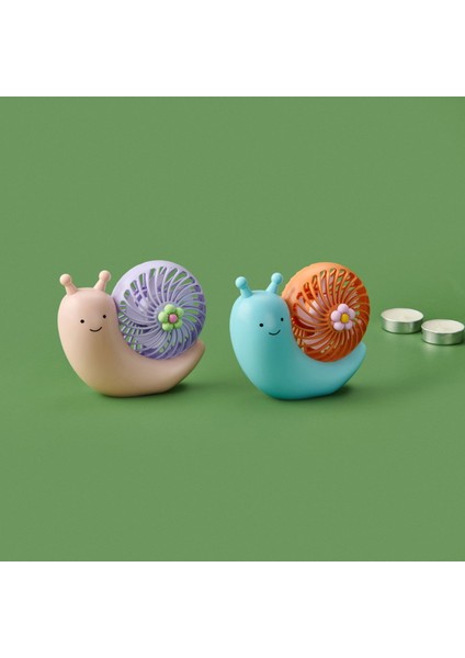 Living Salyangoz Figürlü Mini Fan - Asorti modelleri