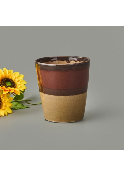 Living Seramik Saksı - Kahverengi - 13X12 cm fiyatları