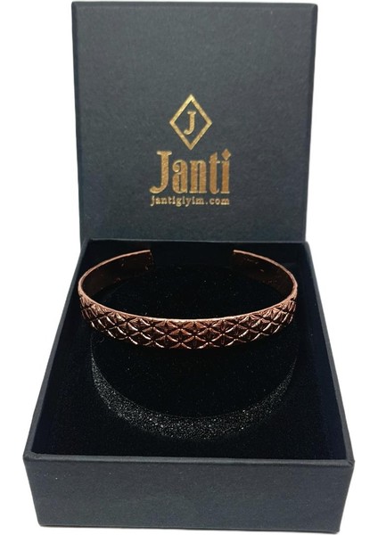JTAW25BLK1623 Bakır Model 1623 Garantili Hediye Kutulu Janti Bileklik