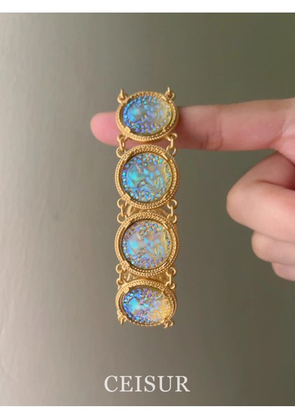 Ik珠宝 El Saray Stili Deniz Kızı Ka Tmalı Bileklik, Sihirli Camlı Benzersiz Bileklik (Yurt Dışından)