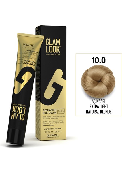 Kalıcı Saç Boyası 10.0 Açık Sarı 100 ml