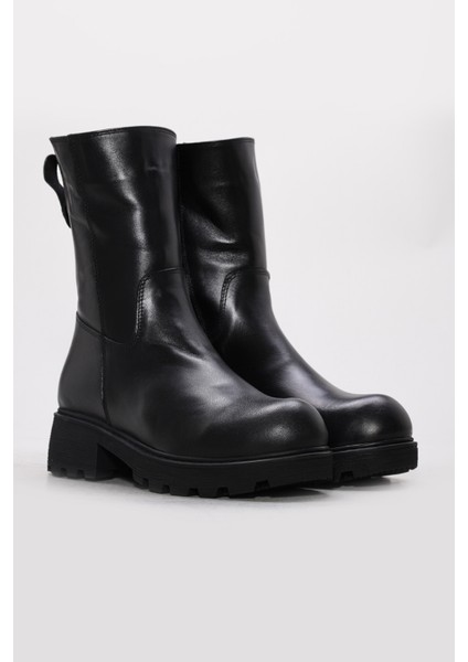 Hakiki Deri Kürklü Kadın Klasik Bot 124KZA3111 fırsatları