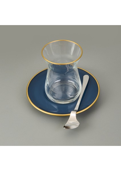 Sade 12'li Latte Kaşığı - Gümüş - 20,7 cm modelleri