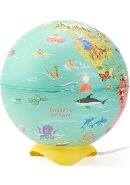 My Wild World Globe Abajur - Renkli - 26 cm fiyatları