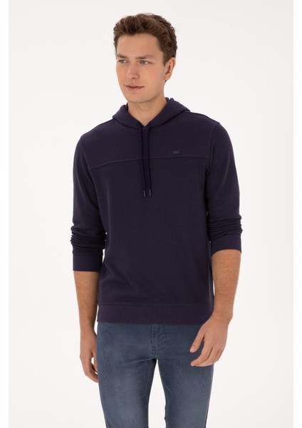 Erkek Mürdüm Sweatshirt 50315526-VR074 modelleri