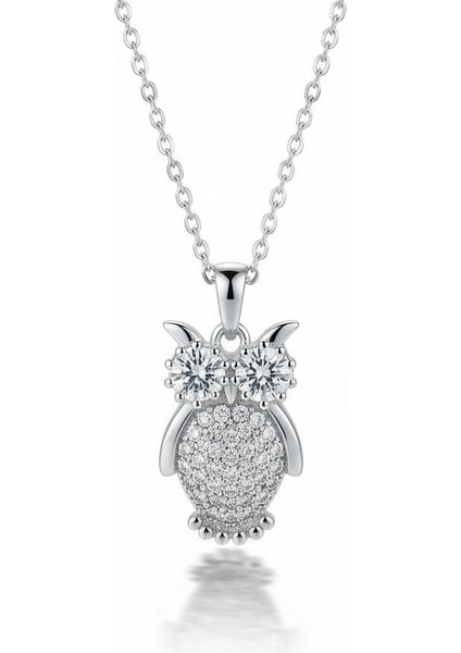 316L Paslanmaz Çelik Kadın Baykuş Kolye | Yusso