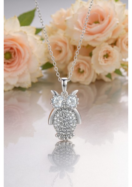 316L Paslanmaz Çelik Kadın Baykuş Kolye | Yusso modelleri