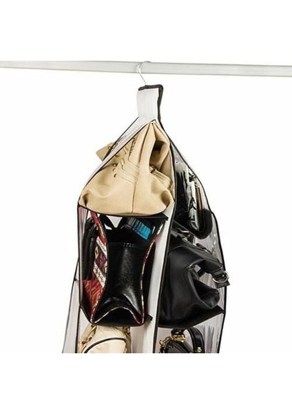 10 Bölmeli Dolap Içi Şeffaf Çanta Organizeri fiyatları