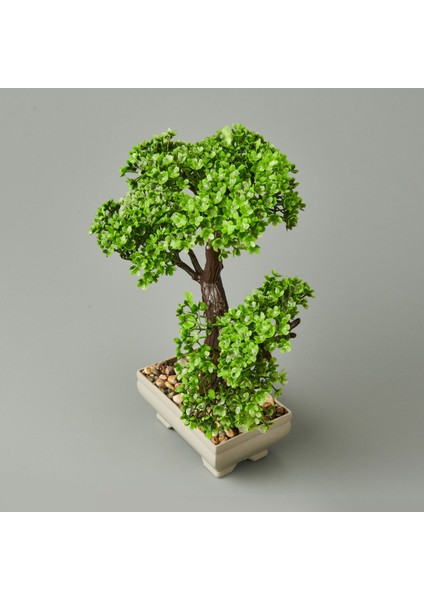 Dekor Saksılı Yapay Ağaç - Asorti - 20X22 cm modelleri