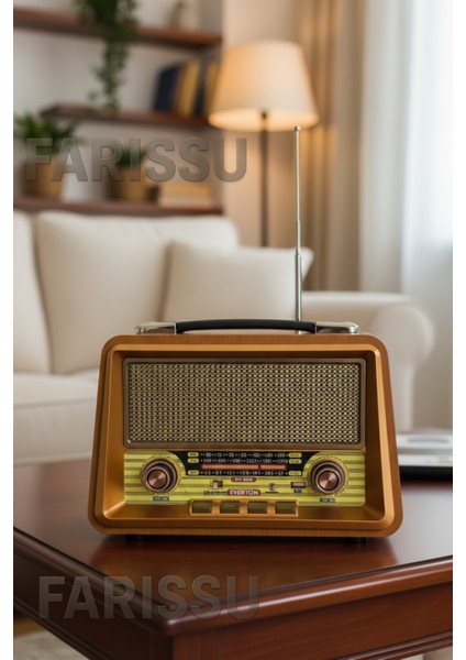 Nostaljik Tasarımlı, Modern Özellikli Everton RT-880BT Bluetooth Hoparlör ve Radyo