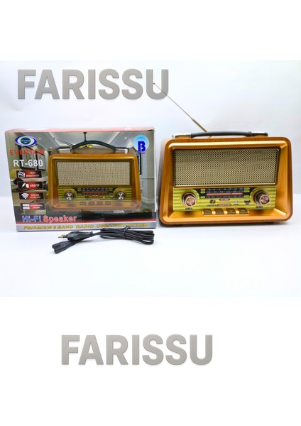 Nostaljik Tasarımlı, Modern Özellikli Everton RT-880BT Bluetooth Hoparlör ve Radyo indirimleri