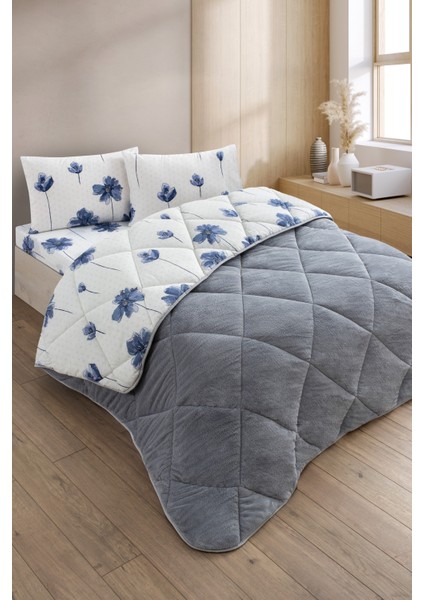 Nordelle Battal Boy Lüx Wellsoft Yorgan Çift Taraflı - 2 Adet Yastık Kılıflı Yorgan Seti 215X235 cm fiyatları