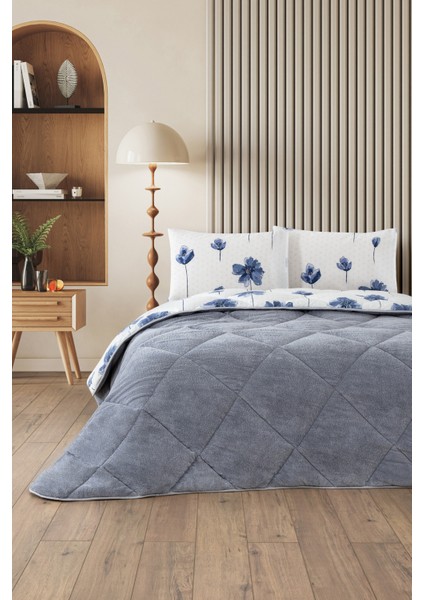 Nordelle Battal Boy Lüx Wellsoft Yorgan Çift Taraflı - 2 Adet Yastık Kılıflı Yorgan Seti 215X235 cm modelleri
