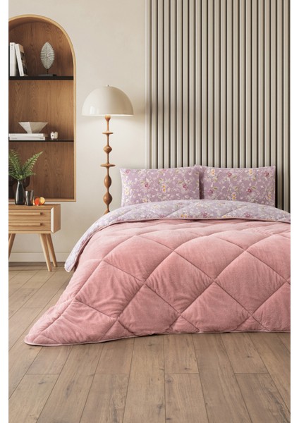 Nordelle Battal Boy Lüx Wellsoft Yorgan Çift Taraflı - 2 Adet Yastık Kılıflı Yorgan Seti 215X235 cm modelleri