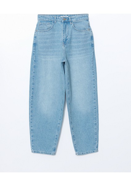 Yeni Sezon Balloon Fit Kadın Jean Pantolon indirimleri