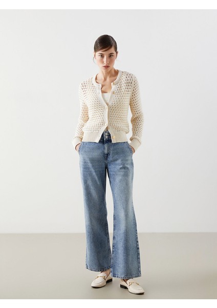 Yeni Sezon Wideleg Kadın Jean Pantolon
