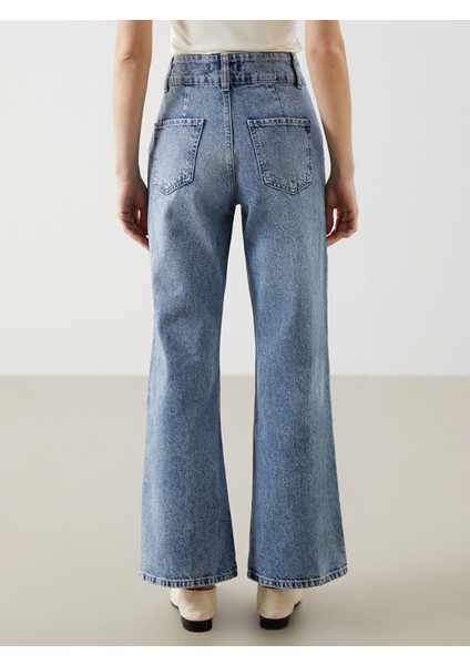 Yeni Sezon Wideleg Kadın Jean Pantolon fırsatları