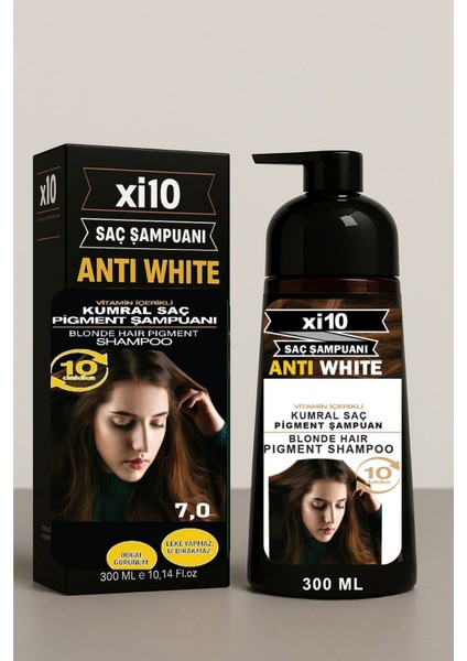 Beyaz Kapatan Şampuan ( Kumral 7.0 )300ML. ( Beyaz Saçlar Için )