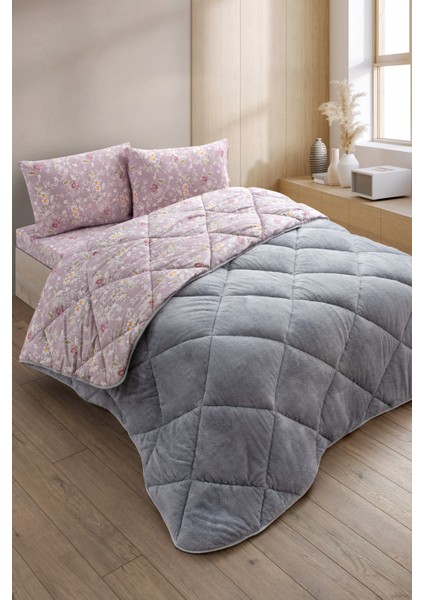 Nordelle Battal Boy Lüx Wellsoft Yorgan Çift Taraflı - 2 Adet Yastık Kılıflı Yorgan Seti 215X235 cm fiyatları