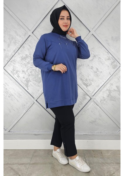 Kadın Taş Detaylı Tesettür Tunik fiyatları