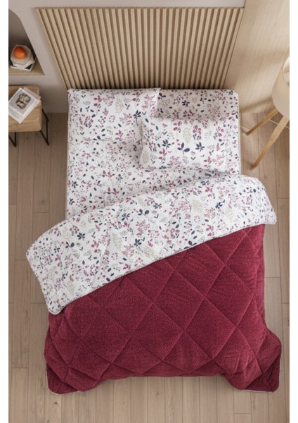 Morena Battal Boy Lüx Wellsoft Yorgan Çift Taraflı - 2 Adet Yastık Kılıflı Yorgan Seti 215X235 cm