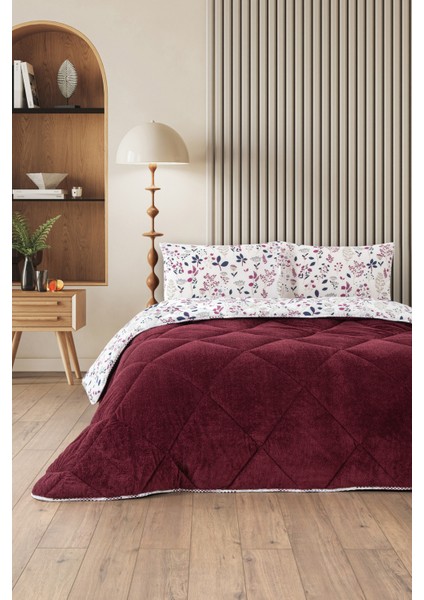 Morena Battal Boy Lüx Wellsoft Yorgan Çift Taraflı - 2 Adet Yastık Kılıflı Yorgan Seti 215X235 cm modelleri