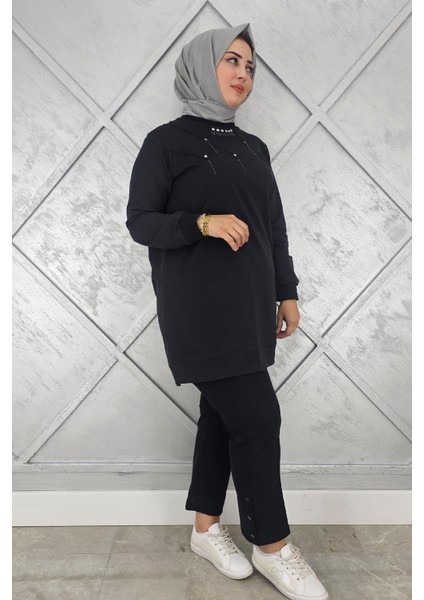 Kadın Taş Detaylı Tesettür Tunik fiyatları