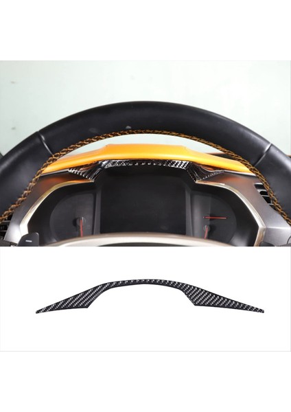 Corvette C7 Için 2014-2019 Yumuşak Karbon Fiber Otomobil Gösterge Tablosu Panel Şeritleri Enstrüman Kapak Döşeme Sticker Aksesuarları (Yurt Dışından) fırsatları