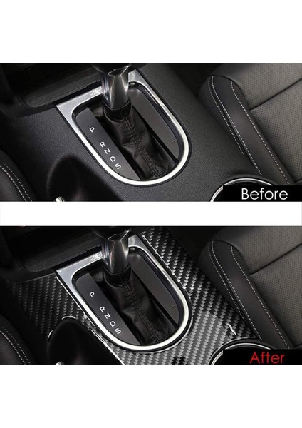 Karbon Fiber Iç Merkez Konsolu Dişli Vites Paneli Kupa Tutucu Tutucu Trim Daral Çerçeve Ford Mustang 2015-2021 (Yurt Dışından) modelleri