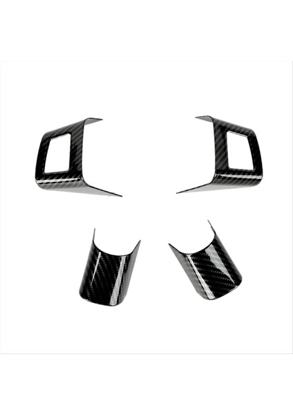 Jeep Grand Cherokee Komutanı Için 2006-2010 Araba Direksiyon Simidi Düğmesi Kapak Döşeme Sticker (Abs Karbon Fiber) (Yurt Dışından)