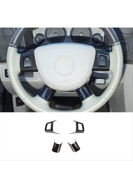 Jeep Grand Cherokee Komutanı Için 2006-2010 Araba Direksiyon Simidi Düğmesi Kapak Döşeme Sticker (Abs Karbon Fiber) (Yurt Dışından) modelleri
