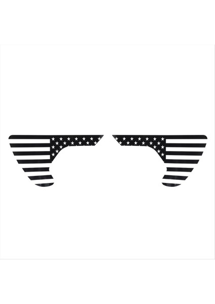 Yan Çamurluk Havalandırma Sticker Kapak Çıkartmaları Jeep Wrangler Için Siyah Trim Jl Jlu 2018-2022 Gladiator Jt 2020-2022 (Yurt Dışından)