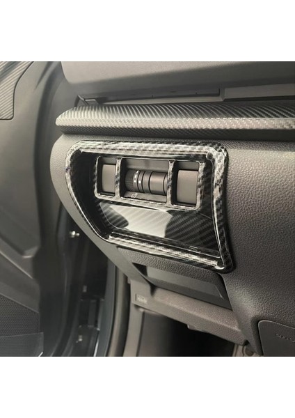 Subaru Crosstrek Için 2023 2024 Araba Kafası Işık Lambası Ayarlama Anahtarı Kapak Trim Aksesuarları Abs Karbon Fiber (Yurt Dışından) fırsatları