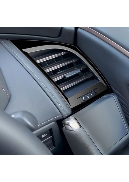 Toyota Alphard 40 Serisi 2023+ Rhd Parlak Siyah Gösterge Tablosu Koşul Durumu Havalandırma Outlet Kapak Döşeme Çerçevesi Çıkartma (Yurt Dışından) indirimleri