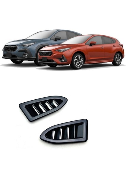 Subaru Crosstrek Için Impreza 2024 Gösterge Tablosu Klima Çıkış Havalandırma Çerçevesi Kapak Döşeme Iç Aksesuarlar - Siyah (Yurt Dışından) fiyatları