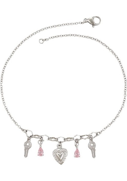 Sevgi Yapraklı Zirkonlu Anahtar Aksesuarı (Yurt Dışından) fırsatları